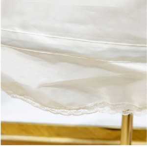 Baige Fashion Crinoline Petticoat Nederdel til piger kjole underskirt til brudekjole PS06