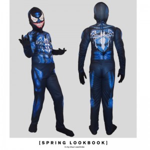 Kids Halloween kostume drenge superhelt cosplay bodysuit til børn