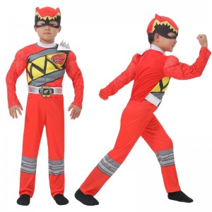 Red Power Rangers kostume til småbørn officielle licenserede Red Ranger