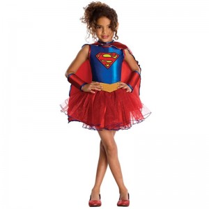 Hot Sale Justice League Child \\\\ \'s Supergirl Tutu Dress Halloween kostumer til piger