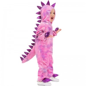 Børns dinosaur tøj cosplay jumpsuit søde tyrannosaurus rex jurassic kostumer