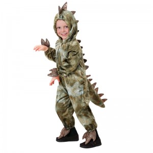 Dinosaur cosplay -kostume af høj kvalitet til børn Halloween Party Tyrannosaurus rex jumpsuit til børn