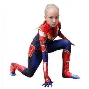 Film Hot Sale Party Superhero 3D Trykt Halloween Cosplay Jumpsuit -kostumer til piger