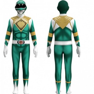 Flere farver TV&film Superhelt sætter Halloween Party Props Performance Wear Power Ranger kostume