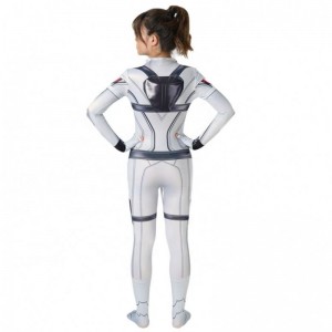 Engrosfilm sort&white halloween cosplay fuld krop Catsuit til kvinder den sorte enke kostume