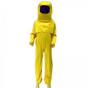 Børn anime spilrum dræbte jumpsuit cosplay kostume søde børn halloween scene show rollespil maske bodysuit
