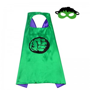 Engros Halloween Party Superhero Capes Costume Set Cosplay Kids Adult Hero Cape