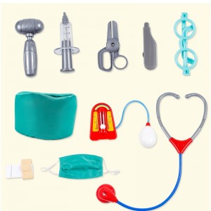 Kids Doctor Costume Doctor Surgeon Dress Up Toddler Boy Girl Halloween kostume rollespil sæt og tilbehør