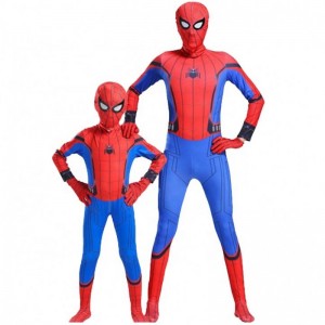 TV Movie Game Bodysuit Parent-Children Parallel Universe Black Spider Jumpsuit voksen anime cosplay spiderman halloween kostume