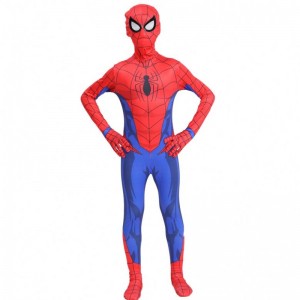 Klassisk hot-salg Halloween Party Kids&adult TV&movie superhelt cosplay anime jumpsuit spiderman indendørs tøj kostume med maske