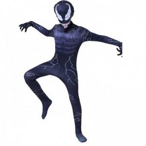 Brugerdefineret karneval cosplay fancy superhelt jumpsuit gift kostumer med muskler til drenge