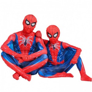 3D Print Polyester Tights til Kids Halloween Party Cosplay Spiderman kostume med maske