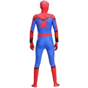 Forældre-børn af høj kvalitet parallel anime sort edderkop mand jumpsuit tv&movie cosplay spiderman halloween kostume