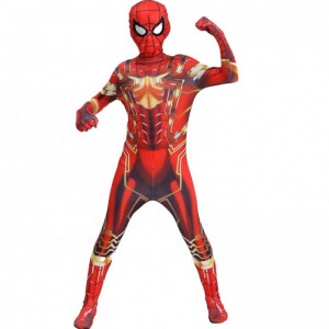 Forskellige Halloween -kostumer Kids Performance Wear Anime Spandex TV&movie Spiderman Kids Superhero kostumer