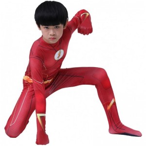 Factory Direct Superhero Outfit Halloween Party Cosplay TV&movie kostume rekvisitter The Flash Man Suits for Boys