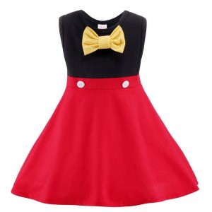 Dressy Princesses Collection kjole til piger Elsa&anna Party Wear Summer Soft Cotton Clothing Summer A Line Frocks Kids Outfits