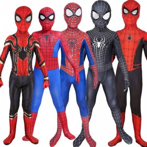 Halloween kostume leverandører engros Spider-Man kostume bodysuit cosplay fest tøj kjole