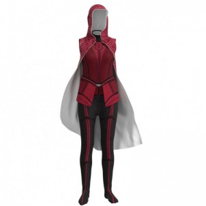 Hot TV&movie kostumer Voksne Halloween kostumer cosplay Wanda Vision Wanda Scarlet Witch Costumes