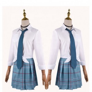 Anime min dress-up darling marin kitagawa cosplay kostume skoleuniformnederdel outfits halloween karnevaldragt