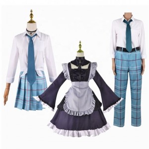 Anime min dress-up darling marin kitagawa cosplay kostume skoleuniformnederdel outfits halloween karnevaldragt