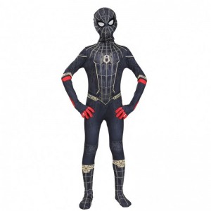 Fancy jumpsuit voksen og børn halloween cosplay bodysuit rød sort spandex 3D trykt tøj spider mand spiderman kostume