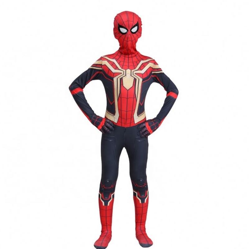Særlig fancy sort&gold spiderman halloween dragt børn børn tv&film superhelt rollespil fabriks direkte spiderman kostume