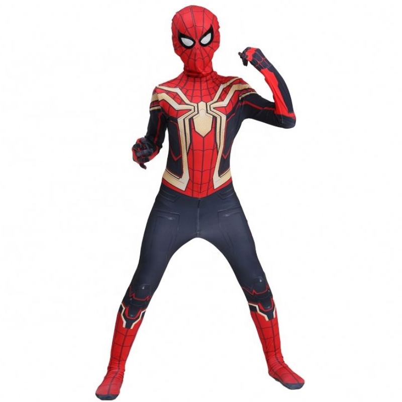 Særlig fancy sort&gold spiderman halloween dragt børn børn tv&film superhelt rollespil fabriks direkte spiderman kostume