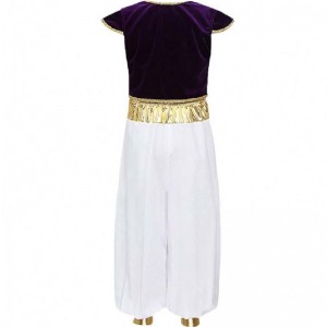 Halloween Aladdin Magic Lamp Cosplay Suits Cap Sleeves Weristcoat Aladdin Prince kostume med bukser HCAL-010