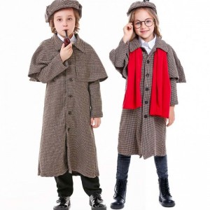 Girl Boy Detective Sherlock Holmes Rollespil Sherlock Holmes kostume til børnehøjbc-012