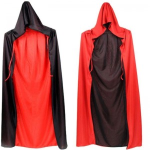 Engros mantelhætte kappe frakke wicca robe middelalderen cape shawl vampyr halloween fest heks troldkostumer kostumer