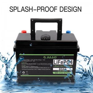 LFP Solar Batteri 12v 80ah Lifepo4 Batteri Lithiumion Batteri