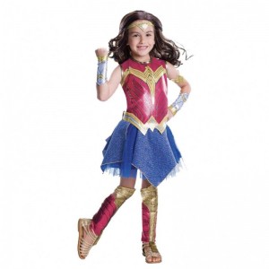 Wonder Girl Costume Children Dress Up Superhero Cosplay Halloween kostume til børn