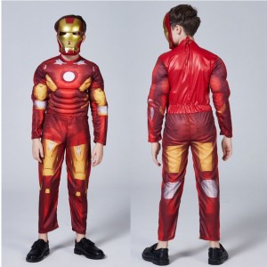 Superhero Kids Muscle Spiderman Costume Child Cosplay Super Hero Halloween kostumer til børn drenge piger S-XL