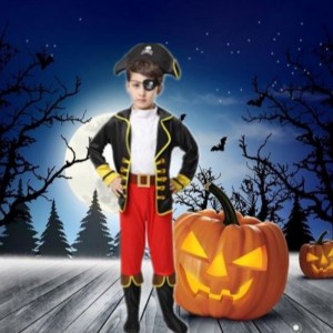 Børn drenge pirat kostume cosplay sæt til børn karneval fest kjole børn