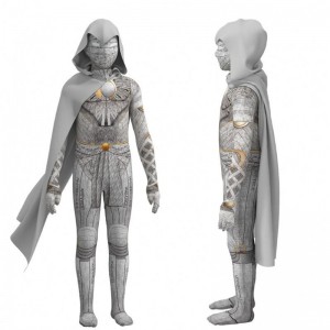 Moon Marc Spector cosplay kostume voksne mænd halloween ridder kostumer jumpsuit med hood cape superhelt cosplay outfit