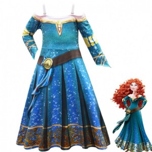 Halloween Braver Legends Merida Cosplay Dress Up Girls \\\\ \'kjole kjolenederdel