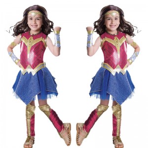 Wonder Woman Movie Child \\\\ \'s Value Costume Kids Girls Fancy Deluxe tøj