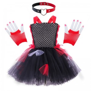 Toddler Kids Cute Tutu Dress Costume Halloween Zombie Cosplay til piger