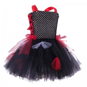 Toddler Kids Cute Tutu Dress Costume Halloween Zombie Cosplay til piger