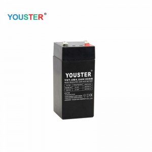 Factory Direct Sell AGM Battery Lead Acid Storage Battery 4V4AH til skalasystem