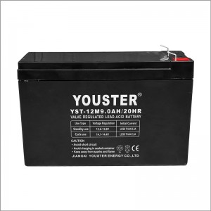 Høj kapacitet solcellebatteri system 12v9.0ah agm batteri backup batteri 1 køber