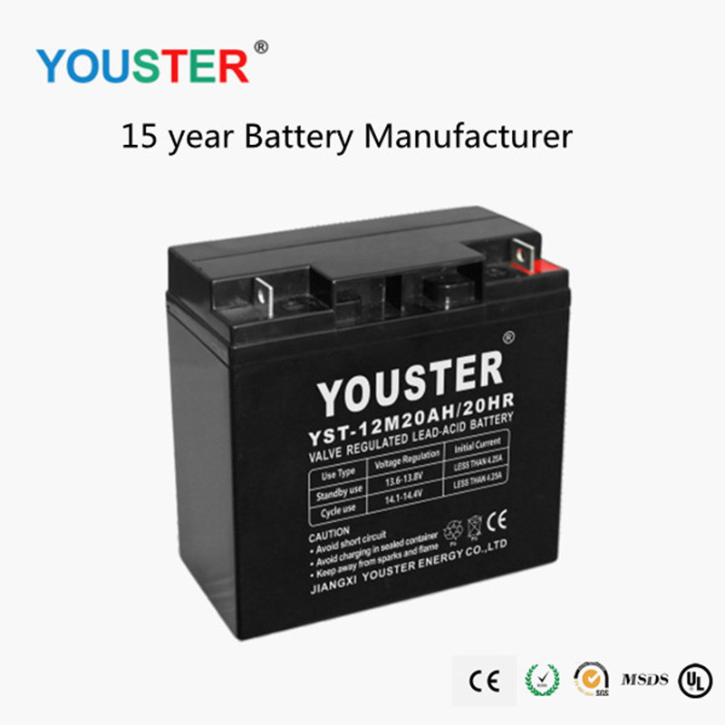 Bedst sælger High Pure Lead Acid Battery 12V20AH UPS Strømforsyning Energibatteri