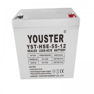 LEEDSyre Batteriproduktion Deep Cycle AGM 12V55AH Batterier 12V 55AH Opbevaringsbatteri