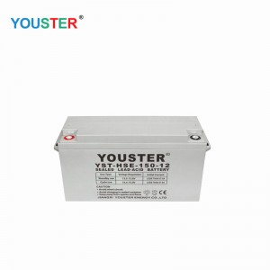 Youster AGM Deep Cycle Gel Lead Acid Inverter 12V200AH Opbevaringsgel Solbatteri til hjemmebrug