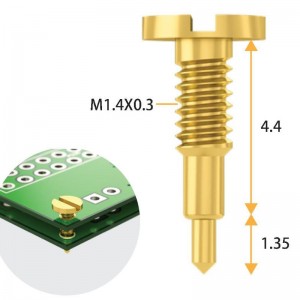 Standard tråd pogo pin