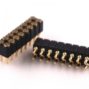 2,54 mm pitch smt/smd pogo pin -stik