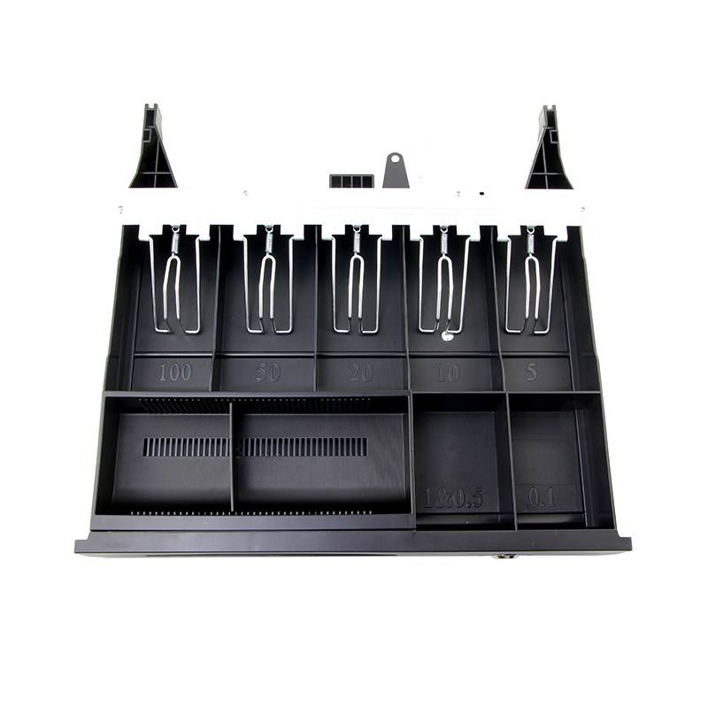 Låsebjælke til kasseapparatet