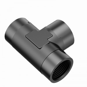 Kvindelige Flare Tee Fitting Adapter T Union Brændstofslange Aluminium