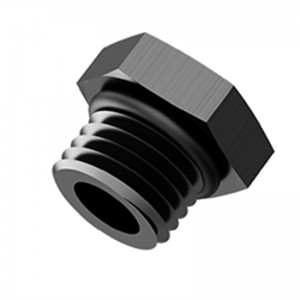 Blok Off Cap Male Adapter Fitting Plug Aluminiumlegering