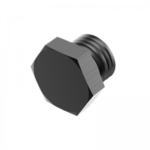 Blok Off Cap Male Adapter Fitting Plug Aluminiumlegering